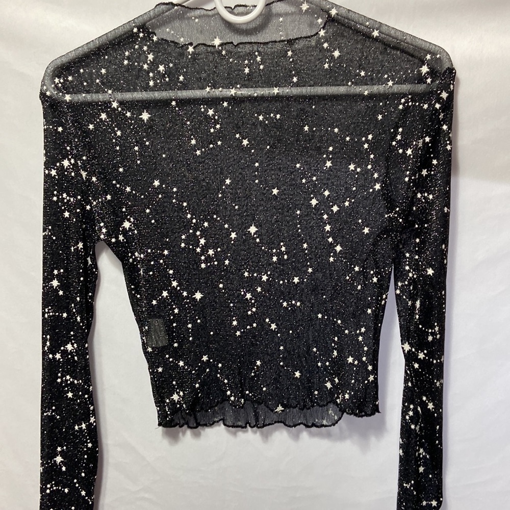 Sheer long sleeve blouse - Picture 4 of 4